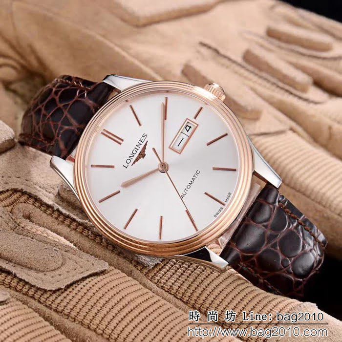 LONGINES浪琴 經典大三針 全自動機械 精品男士腕表 WSS1098